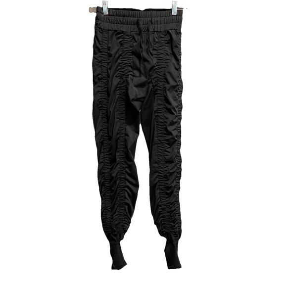 Agogie Black Wearable Resistance +20 Ruched Women's Activewear Pants Size Large - Picture 1 of 5